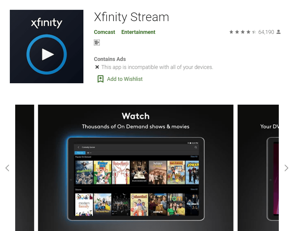 download the xfinity app for mac without an account